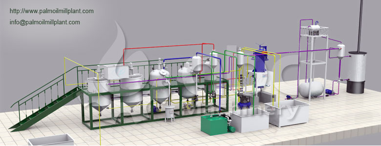 small palm oil refining equipment