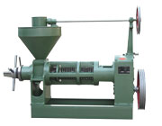 screw press in the small sunflower oil pressing line