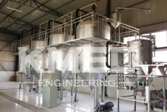 10TPD grape seed oil refining and dewaxing line in Linzhang
